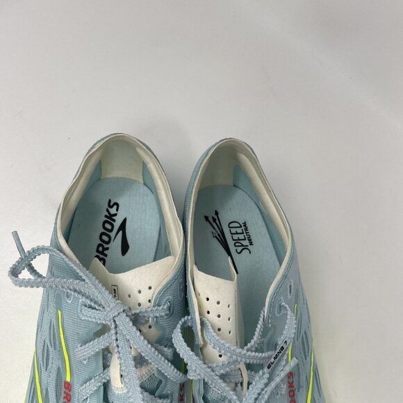 Brooks ELMN8 7 Running Track Spikes Unisex Mens 13 Blue Track & Field New - Picture 3 of 11